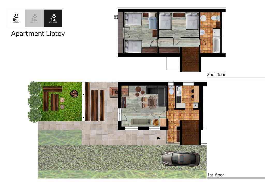 Rys Apartmany - Liptov Липтовски-Микулаш Экстерьер фото